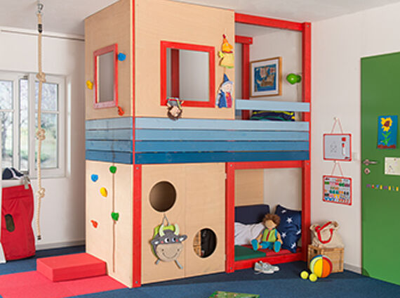 Bygg en våningssäng för barn
